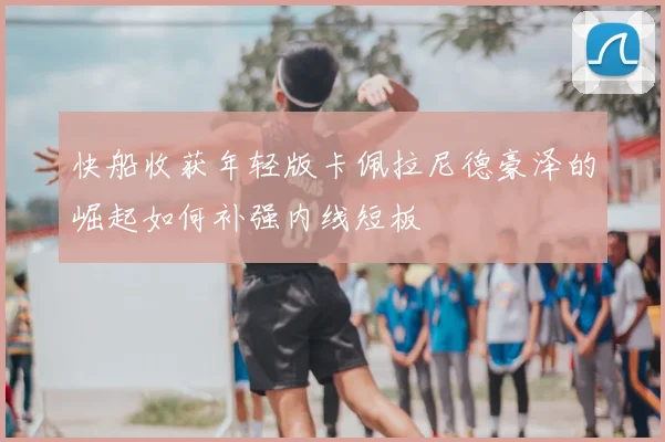 快船收获年轻版卡佩拉尼德豪泽的崛起如何补强内线短板